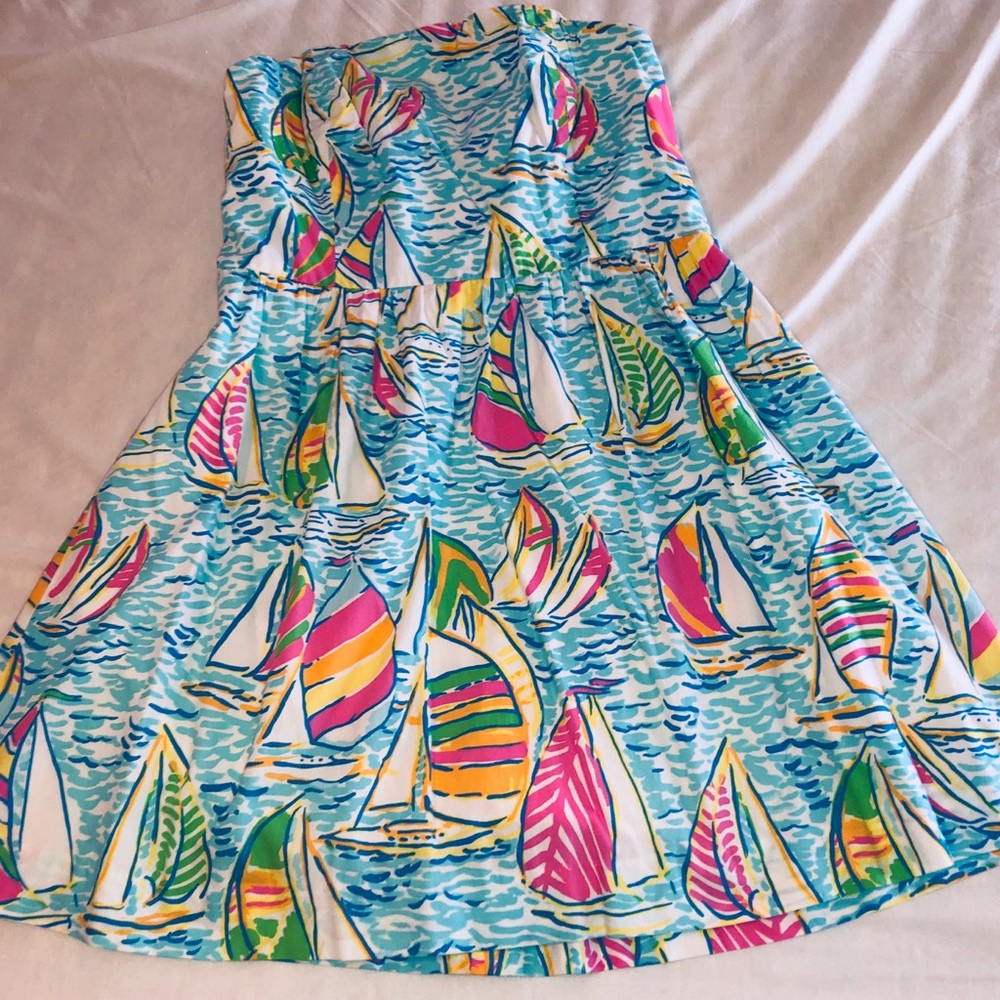 Lilly Pulitzer Lottie Dress in You Gotta Regatta
